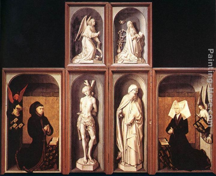 Rogier van der Weyden The Last Judgement Polyptych - reverse side